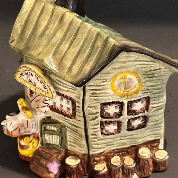 Drunken Pelican Pub Tea Light Holder - Picture 2 of 6